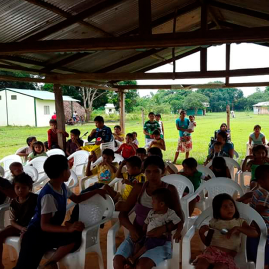 Atención a resguardos indígenas de Orocue y Tauramena, en Casanare.